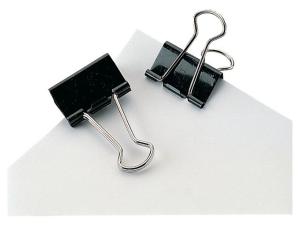 Pappersklämma LYRECO foldback 19mm 12 fp