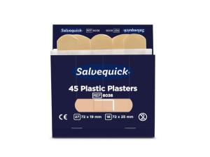 Plåster SALVEQUICK refill plast 45 fp