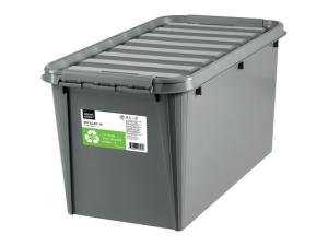 Plastlåda SMARTSTORE ECO 70L m lock grå