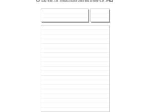 Konferensblock LYRECO A5 70g 10bl linj