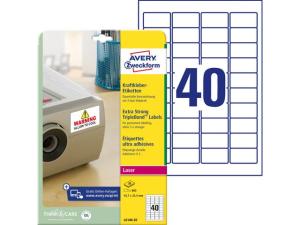 Etikett AVERY Stretch 457x254mm 800 fp