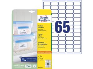 Etikett AVERY Freezer 38 1x21 2 1625 fp