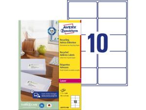 Etikett AVERY återv 99 1x57mm 1000 fp
