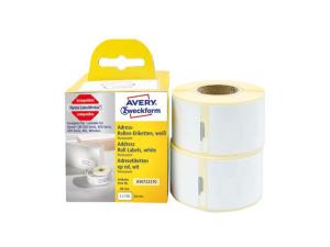 Etikett AVERY på rulle 89x28mm 260 fp