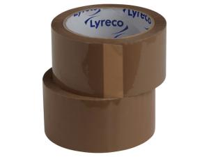 Packtejp LYRECO PP 50mmx100m brun 6 fp