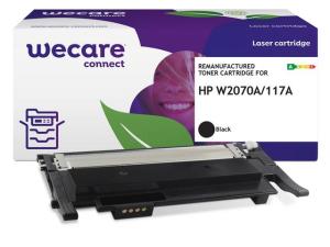 Toner WECARE HP W2070A 117A 1 6K svart