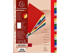 Plastregister EXACOMPTA PP A4 A-Z f f
