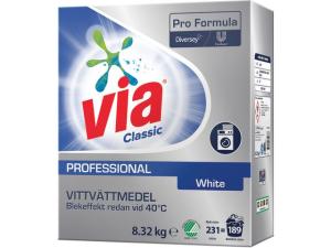 Tvättmedel VIA Pro Formula White 8 32kg