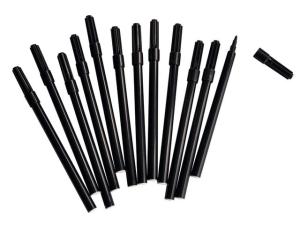 Fiberpenna fine svarta 12 fp