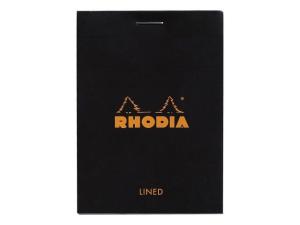 Ant block RHODIA A7 80b linj svart