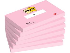 Notes Post-it® rosa 76x127mm 6 fp