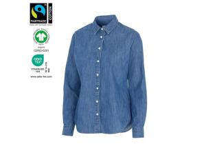 Skjorta COTTOVER Denim dam GOTS 36