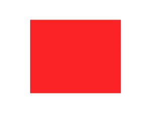 Etikett 1136 20x16mm G2 Fluor röd 8rl fp