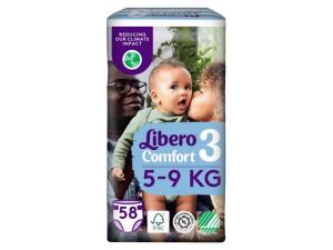 Blöja LIBERO Comfort S3 5-9kg 58 fp