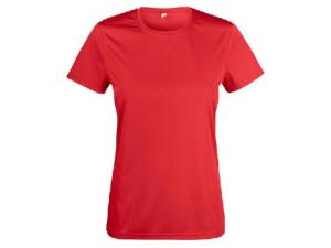 T-shirt funk CLIQUE 029039 dam röd S