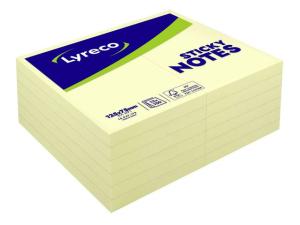 Notes LYRECO standard 75x125mm gul 12 fp