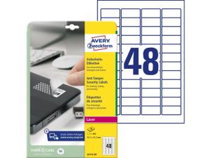 Etikett plomb AVERY 45 7x21 2mm 960 fp