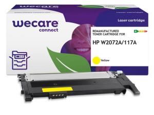 Toner WECARE HP W2072A 117A 1K gul