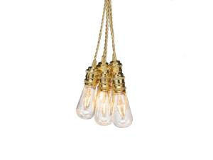 Ljusslinga 8 amber LED E27 3 5m guld