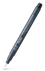 Fineliner Pentel POINTLINER 0 2 svart