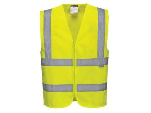 Varselväst PW C375 gul kl 2 S