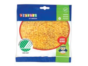 Rörpärlor Gul 6000st fp