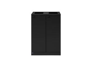 Avfallshantering BICA 2x65L öppen svart