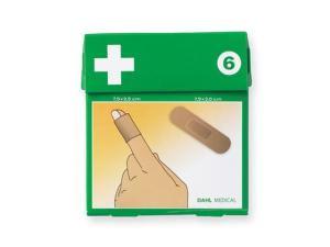 Plåster DAHL textil Nr 6 50 fp