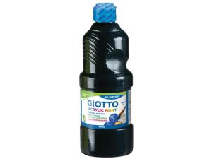 Akrylfärg Giotto 500 ml svart