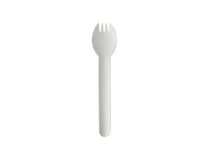 Sporks papper sked gaffel 160mm 100 fp