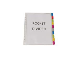 Plastficka KEBA A4 0 18mm 10 färgkodade