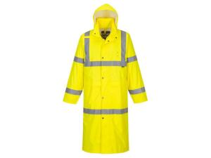Varselregnrock Hi-Vis 122cm gul kl3 5XL