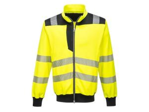 Ziptröja varsel PW370 Hi-Vis Kl 2 3 3XL