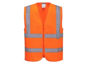 Varselväst PW C375 orange S kl 2