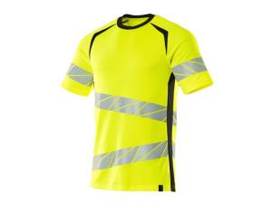 Varsel t-shirt Accelerate Kl 2 gul 2XL