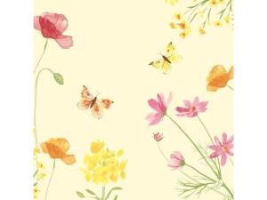 Servett Poppy D-soft 40X40cm 60 fp