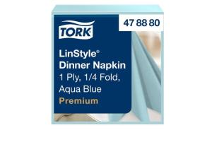 Servett TORK LinStyle aqua 39x39cm 50 fp