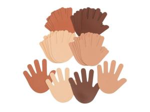 Händer med olika hudtoner 24 fp