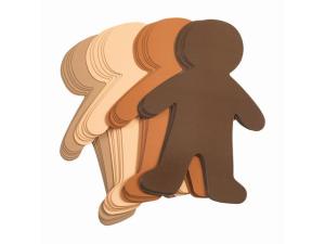 Kroppen med olika hudtoner 24 fp