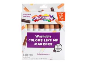 Färgpenna olika hudtoner 8 fp