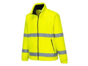 Fleecetröja Hi-vis PW F250 gul XL