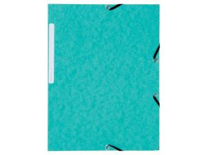 Gummibandsmapp LYRECO A4 3-kl grön 10 fp