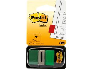 Index POST-IT 25 4x43 2mm grön 50 fp