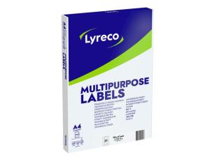 Etikett LYRECO 70x41mm 2100 fp