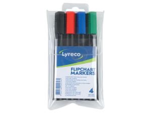 Blädderblockspenna LYRECO rund 4 fp