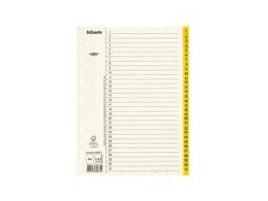 Pappregister Servo A4 1-31 gul flik