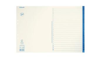 Pappregister JOPA A3L A-Ö vit blå