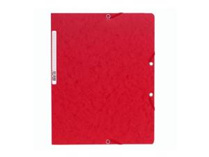 Gummibandsmapp u kl EXACOMPTA A4 röd