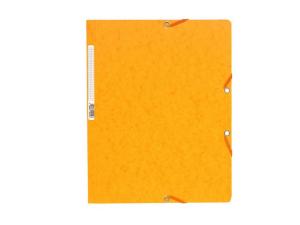 Gummibandsmapp u kl EXACOMPTA A4 gul