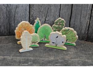 träd och buskar av trä 10 fp